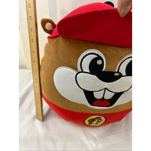 Bucees round beaver 16" plush red brown - Picture 4 of 6